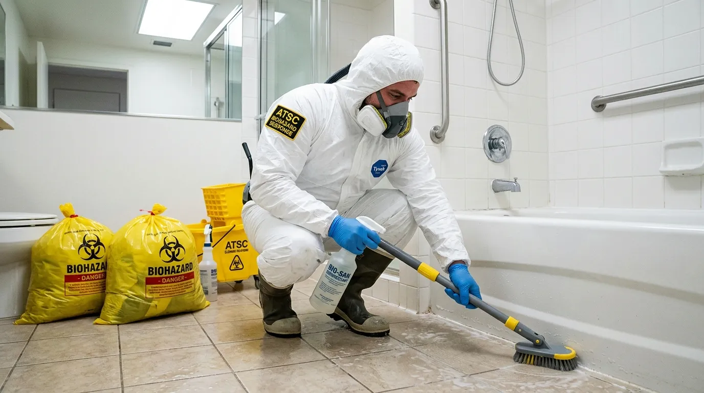 Decontamination equipment deployed for Blood Cleanup in New Carlisle